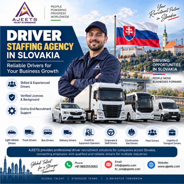 Truck and Commercial Driver Staffing in Slovakia