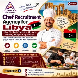 Chef Recruitment Agency for Libya | Hire Skilled Chefs with AJEETS