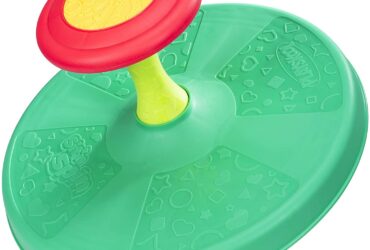 Playskool Sit ‘n Spin Classic Spinning Activity Toy for Toddlers Ages Over 18 Months (Amazon Exclusive),Multicolor