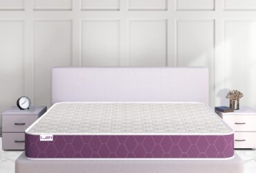 SleepX Ortho 6 inch Double Bed Size, Memory Foam Mattress (Purple, 72x48x6 )