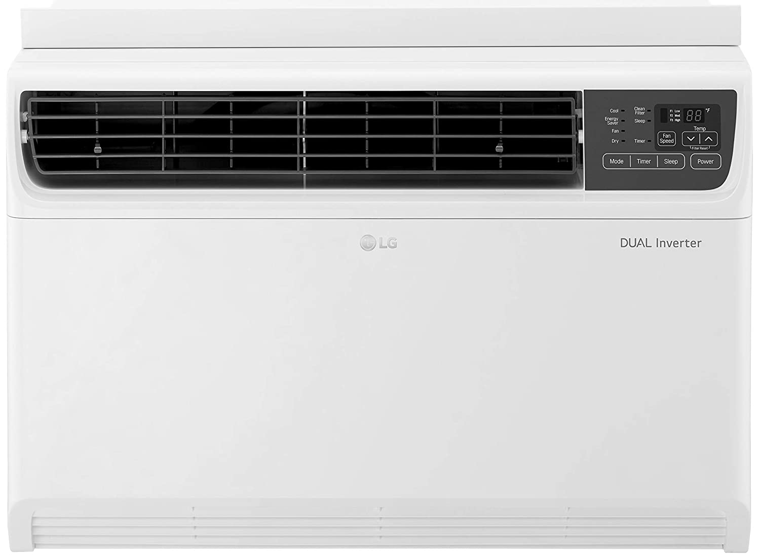LG 1.5 Ton 4 Star DUAL Inverter Window AC (Copper, Convertible 4-in-1 cooling, PW-Q18WUXA, 2022 Model, HD Filter, White)