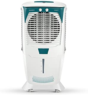 Crompton Ozone Desert Air Cooler- 75L; with Everlast Pump, Auto Fill, 4-Way Air Deflection and High Density
