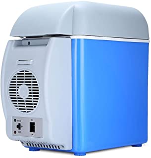 Cozron Portable 12V 7 L ABS Multi-Function Auto Car Mini Fridge Travel Refrigerator Home Cooler Freezer, Warmer