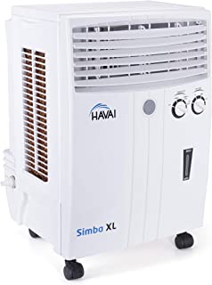 HAVAI Simba XL Personal Cooler with Blower – 20L, White