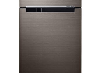 Roll over image to zoom in Samsung 407 L 3 Star Inverter Frost-Free Double Door Refrigerator (RT42T5C5EDX/TL, Luxe Brown) )
