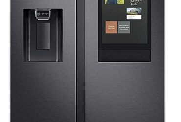 (Renewed) Samsung 657 L with Inverter Side-by-Side Refrigerator (RS74T5F01B4/TL, Matt Black)
