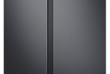 Samsung 692 L Inverter Frost-Free Side-by-Side Refrigerator (Gentle Black Matt) (RS72A50K1B4/TL)