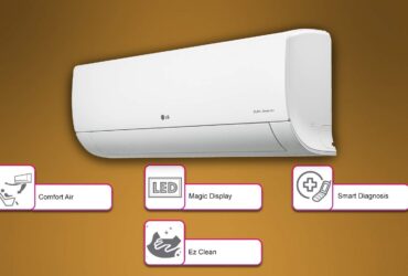 LG 1.5 Ton 5 Star Inverter Split AC (Copper, Convertible 5-in-1 Cooling, HD Filter with Anti-Virus protection, 2021 Model, MS-Q18YNZA, White)