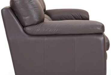 CasaStyle Melbourne 1 Seater Leatherette Sofa (Brown)