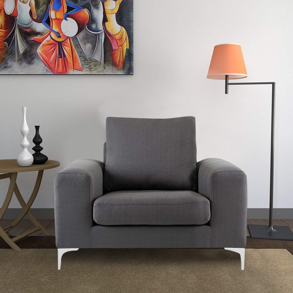 Furny Herman 1 Seater Sofa (Grey)