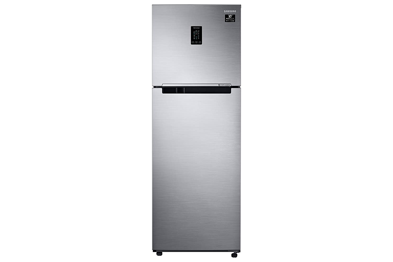 Samsung 345 L 3 Star Frost Free Inverter Double Door Refrigerator (RT37T4533S9/HL, Refined Inox)