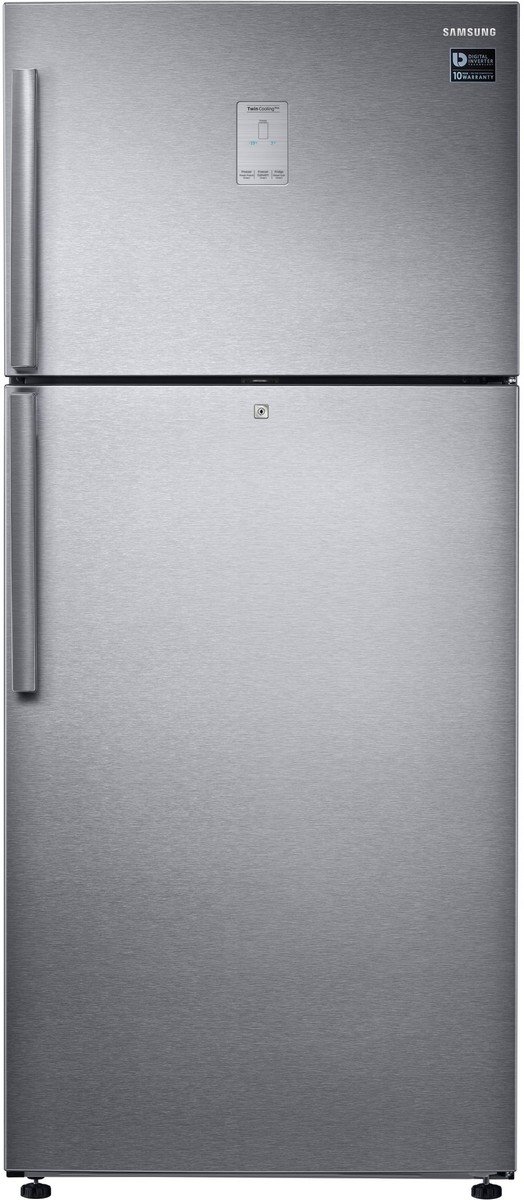 Samsung 551 L 2 Star Frost Free Double Door Refrigerator(RT56K6378SL/TL, Easy clean Steel, Inverter Compressor)