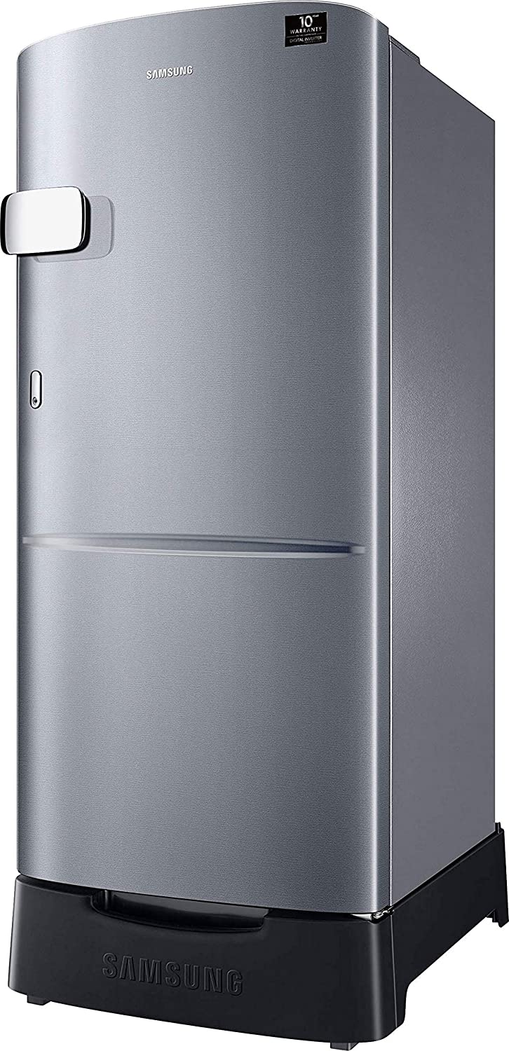 (Renewed) Samsung 192 L 4 Star Inverter Direct Cool Single Door Refrigerator (Elegant Inox)