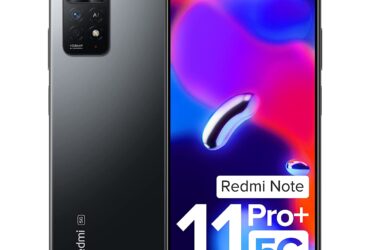 (Renewed) Redmi Note 11 Pro + 5G (Stealth Black, 8GB RAM, 128GB Storage) | 67W Turbo Charge | 120Hz Super AMOLED Display | Additional Exchange Offers | Charger Included| Get 2 Months of YouTube Premium Free!