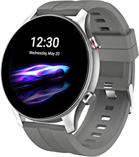 Newly Launched Noise Evolve 2 Play AMOLED Display Smart Watch with Fast Charging, Always On Display, 10 Days Battery Life, 100+Sports Modes, Hindi Language Support, Noise Health Suite (Silver Grey)