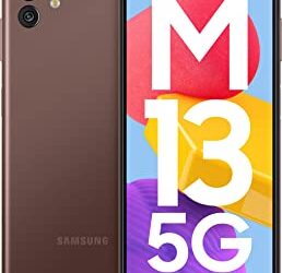 Samsung Galaxy M13 5G (Stardust Brown, 4GB, 64GB Storage) | 5000mAh Battery | Upto 8GB RAM with RAM Plus