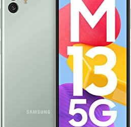 Samsung Galaxy M13 5G (Aqua Green, 4GB, 64GB Storage) | 5000mAh Battery | Upto 8GB RAM with RAM Plus
