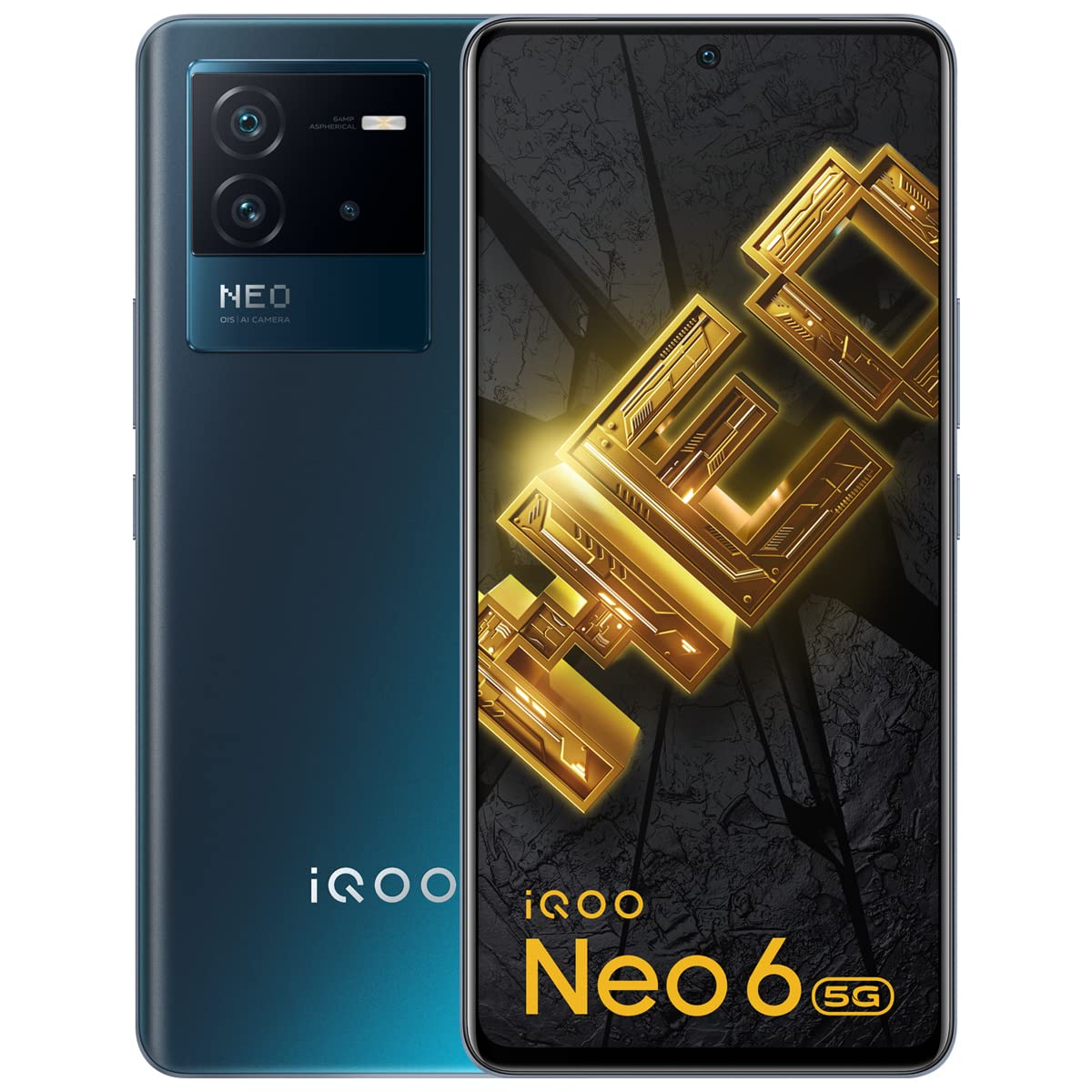 iQOO Neo 6 5G (Dark Nova, 8GB RAM, 128GB Storage) | Snapdragon® 870 5G | 80W FlashCharge Colour:Dark Nova Size name:128GB Style name:8GB