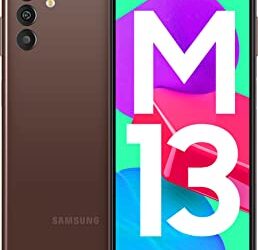 Samsung Galaxy M13 (Stardust Brown, 6GB, 128GB Storage) | 6000mAh Battery | Upto 12GB RAM with RAM Plus