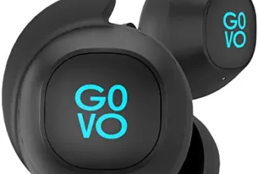 GOVO GOBUDS 920 Bluetooth Truly Wireless in Ear Earbuds with Mic Noise Cancellation, Battery 30H, v5.0, IPX5, Type C Charger (Premium Black)