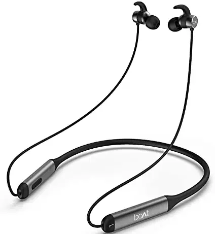 boAt Rockerz 330 Bluetooth Neckband with Upto 30 Hours Playtime, ASAP™ Charge, boAt Signature Sound, Dual Pairing & IPX5(Active Black)