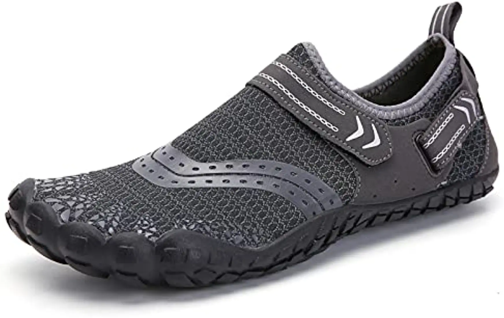 ANDUNE Men's Barefoot & Minimalist Cross Training Shoes – Grey Bolts | Wide Toe Box | Zero Drop Sole |