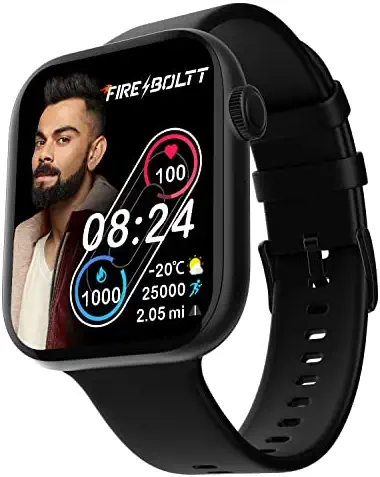Fire-Boltt Ring 3 Bluetooth Calling Smartwatch 1.8" Biggest Display, Voice Assistance,118 Sports Modes, in Built Calculator & Games, SpO2, Heart Rate Monitoring 70% off  70% off