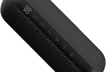 GOVO GOCRUSH 900 16W Bluetooth Speaker, 3600 mAh Battery with 18 Hours Playtime, IPX7, ABS Fabric and TWS Feature (Platinum Black)