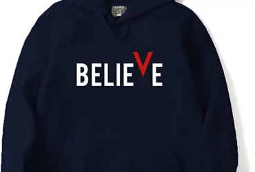 Men's Beleive printed sweatshirt/ADRO Men's Hooded Hoodie