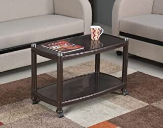 Nilkamal CENTBL5 Contemporary Center Trolley Coffee Table/Tea Table/Teapoy for Home/Living room/Office & Outdoor.