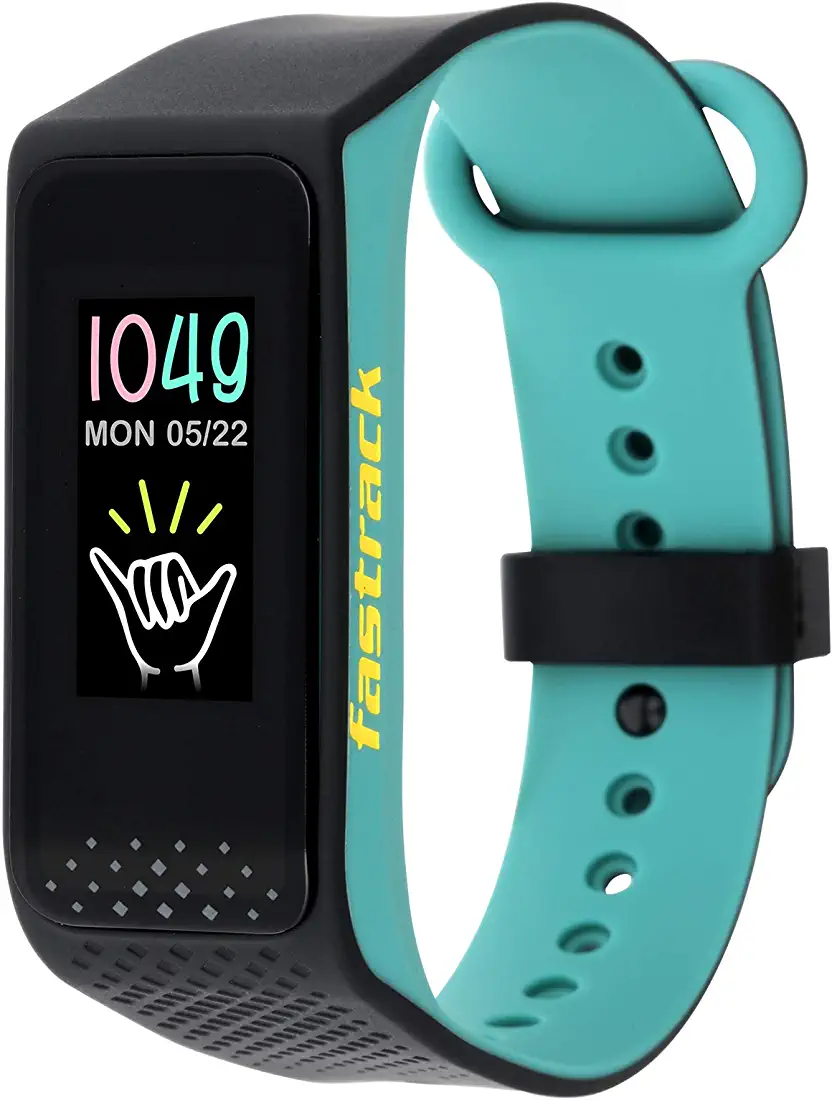 Fastrack Reflex 3.0 Unisex Activity Tracker – Full Touch, Color Display, Heart Rate Monitor, Dual- Tone Silicone Strap and up to 10 Days Battery Life