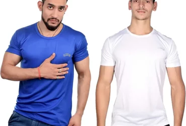 Scoop Men's Regular Fit T-Shirt (Pack of 2)