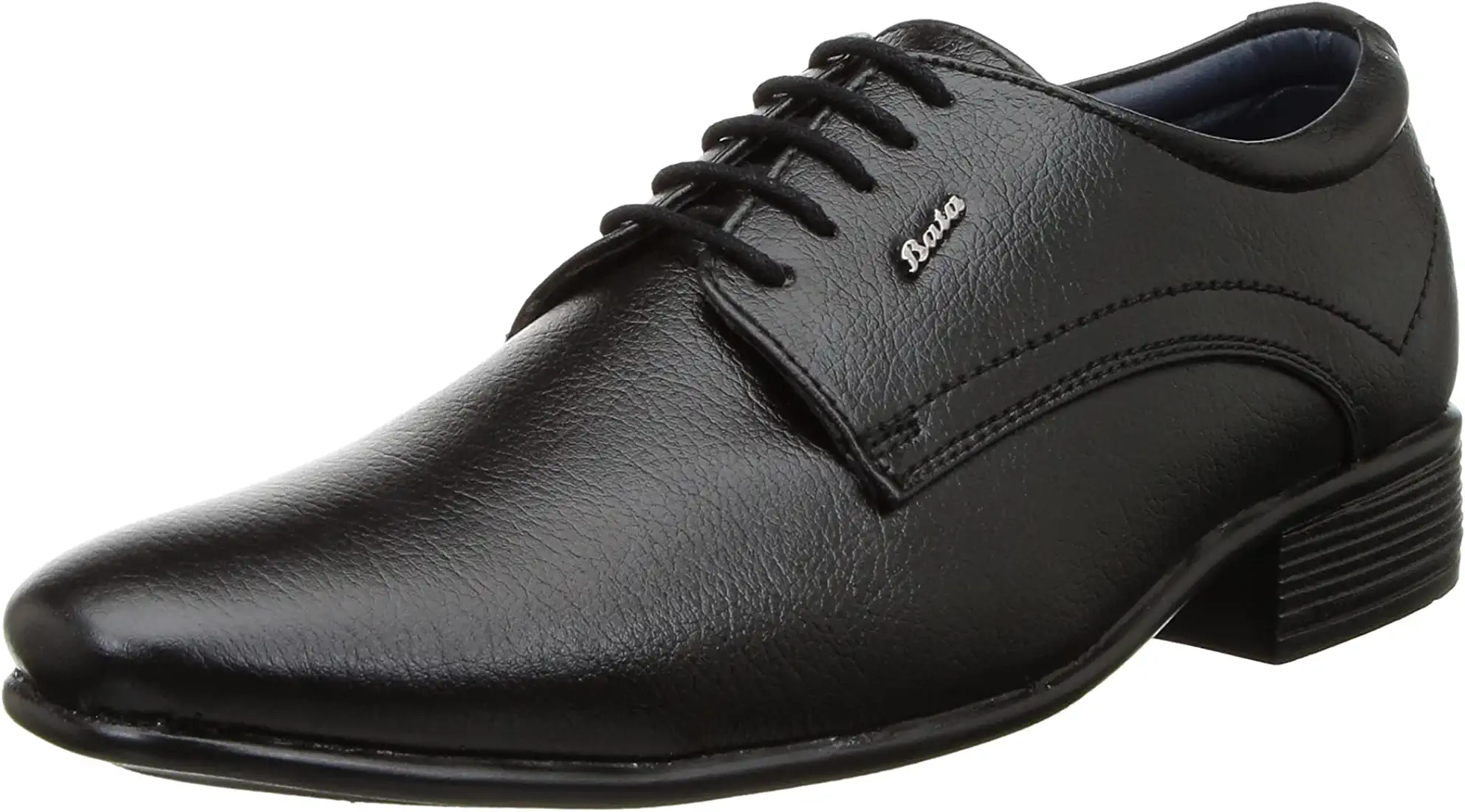 529 BATA mens Boss-grip Black 8 UK Uniform Dress Shoe 8216133