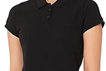 Solid Women's Polo Neck T-Shirt