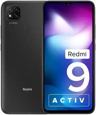 Redmi 9 Activ (Carbon Black, 4GB RAM, 64GB Storage) | Octa-core Helio G35 | 5000 mAh Battery