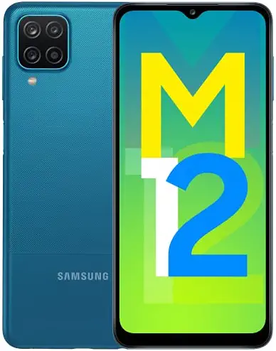 Private: Samsung Galaxy M12 (Blue,4GB RAM, 64GB Storage) 6000 mAh with 8nm Processor | True 48 MP Quad Camera | 90Hz Refresh Rate