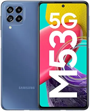 Samsung Galaxy M53 5G (Deep Ocean Blue, 6GB, 128GB Storage) | 108MP | sAmoled+ 120Hz | 12GB RAM with RAM Plus |
