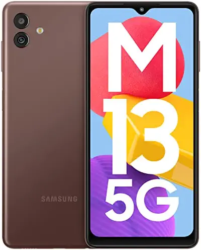 Samsung Galaxy M13 5G (crystal brown , 4GB, 64GB Storage) | 5000mAh Battery | Upto 8GB RAM with RAM Plus