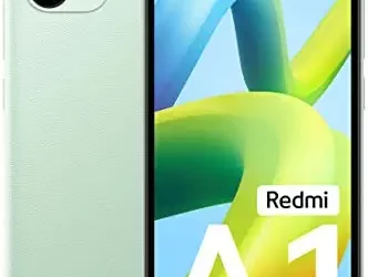 Redmi A1 (Light Green, 2GB RAM 32GB ROM) | Helio A22 | 5000 mAh Battery | 8MP AI Dual Cam | Leather Texture Design | Android 12