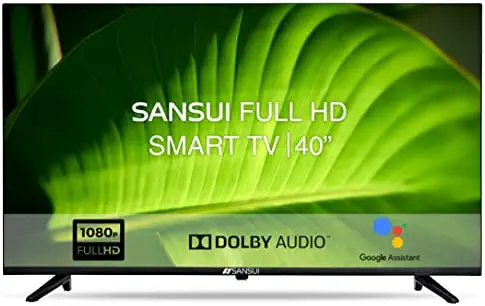 Sansui 102cm (40 inches) Full HD Certified Android LED TV JSW40ASFHD (Midnight Black) With Voice Search Smart Remote