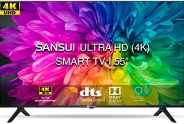 Sansui 140cm (55 inches) 4K Ultra HD Certified Android LED TV JSW55ASUHD (Mystique Black) With Dolby Audio and DTS 44% off