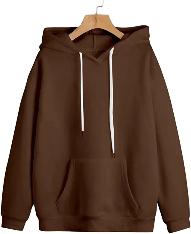 Veirdo Cotton Fleece Regular Fit Hooded Sweatshirt Full Sleeves Solid Jumper Sweatshirt for Men/Boys