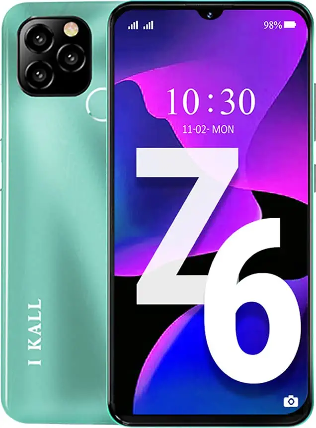 IKALL Z6 Smartphone (6.26 Inch, 4GB, 64GB, 4G Volte) (Green)