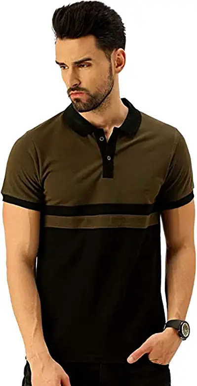 903 Veirdo Polo T Shirts for Men, Cotton Polo Neck T Shirts for Men, Half Sleeves Men Polo Tshirt, Classic Polo T Shirts for Men, Men's Regular Polo Shirt