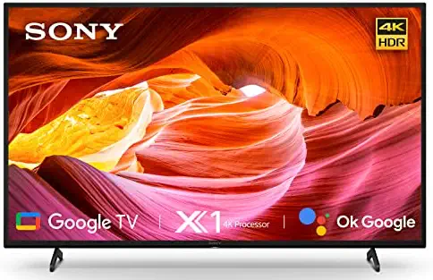 Sony Bravia 126 cm (50 inches) 4K Ultra HD Smart LED Google TV KD-50X75K (Black) (2022 Model) | with Alexa Compatibility