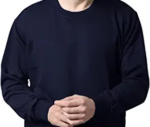 VIMAL JONNEY Fleece Round Neck Printed Maroon Sweatshirt for Men-SW_Printed_01-P