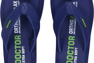 DOCTOR EXTRA SOFT Slipper for Men's || Diabetic & Comfortable || Skid Resistant || Lightweight || Comfortable Footbed || Memory Foam Bounce Back Technology || Flip-Flop & Sliders for Men