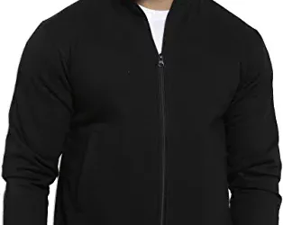 Scott International Men's Rich Cotton Pullover Hoodie Sweatshirt with Zip