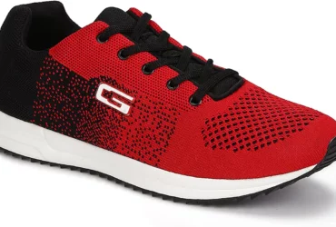 Goldstar men's red running shoes