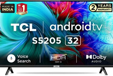 TCL 80 cm (32 inches) HD Ready Certified Android Smart LED TV 32S5205 (Black)